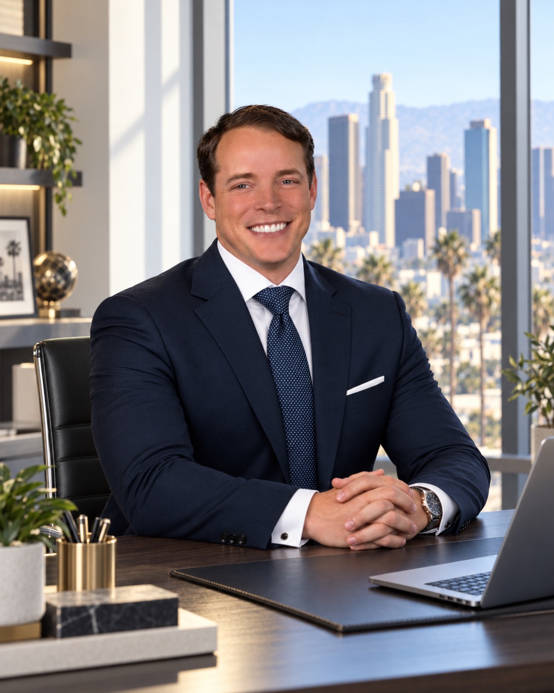 Jack Gladden, Senior Loan Officer, at his desk